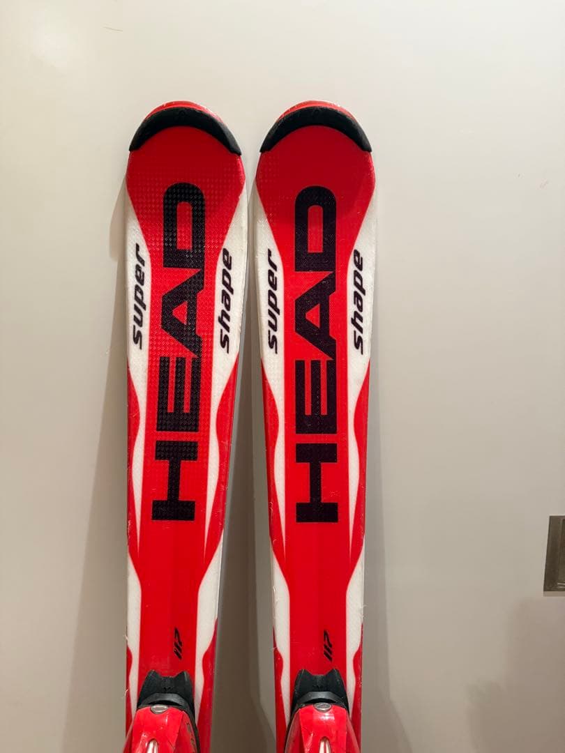 HEAD super shapeキッズ　スキー　セット　117 子供　ヘッド