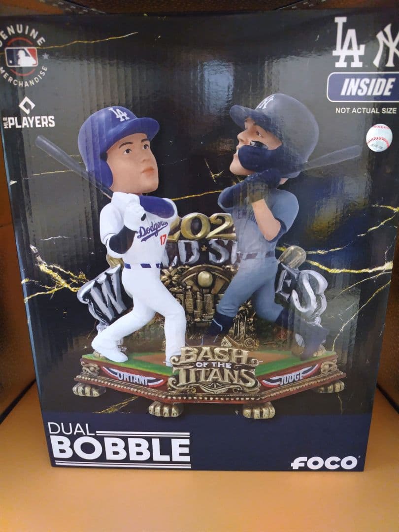 2024ワールドシリーズ 大谷翔平 アーロンジャッジ　デュアルボブルヘッド