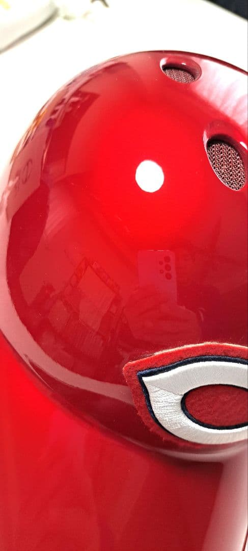 広島カープ　プロ仕様ヘルメット　Lサイズ　左打者用