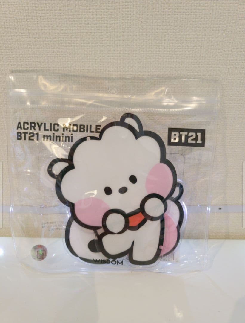 BT21 mini アクリルモビール5個セット 壁天井照明にかける
