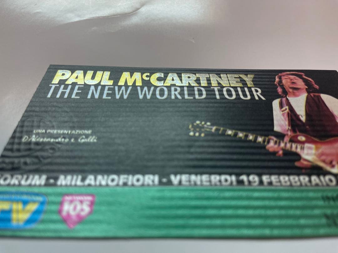 ポールマッカートニー　2013ローマ公演 チケット半券