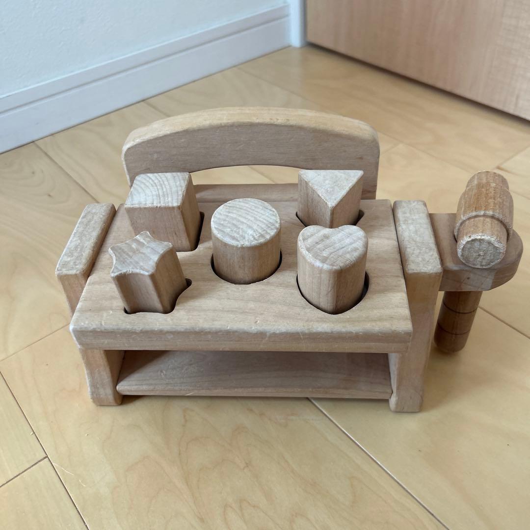 木製形おもちゃ 型合わせ　パズル