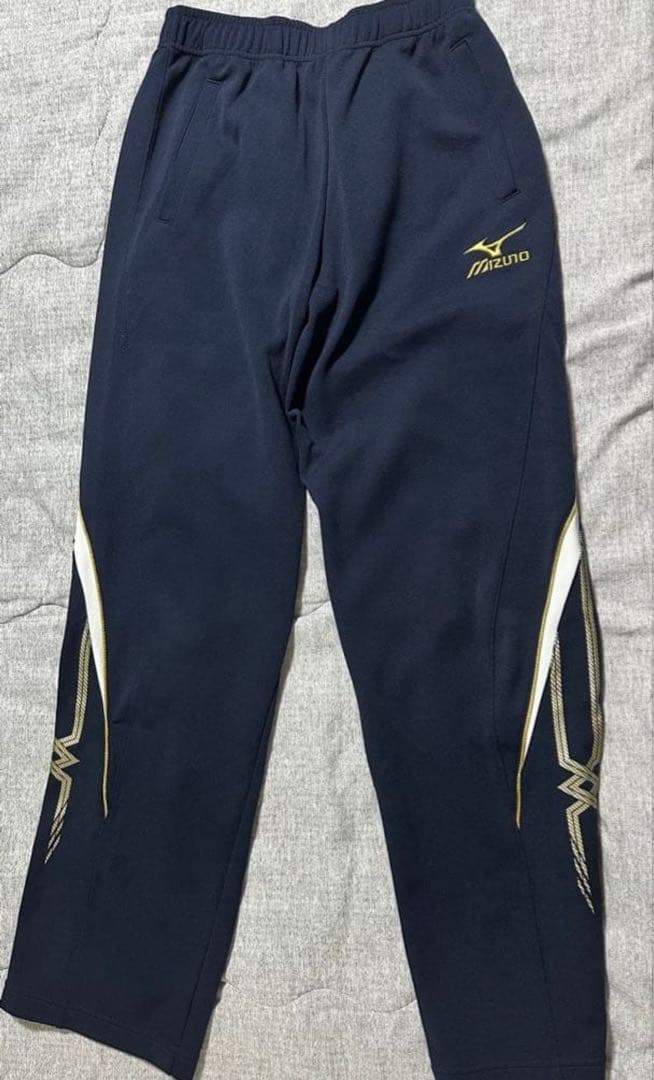 限定値下げ！　Mizuno ウォームアップウェア 上下2セット ネイビー