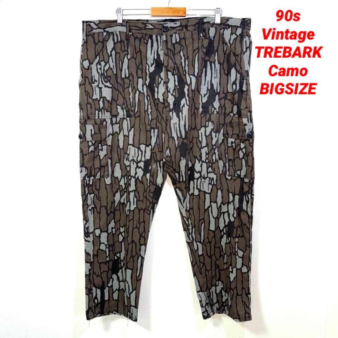 個人装備 90s Vintage TREBARK Camo BIGSIZE