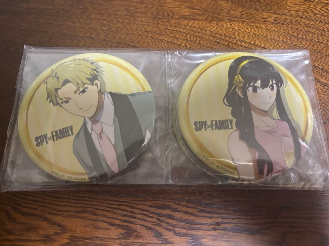 SPY×FAMILY 缶バッジ BluRay全巻購入特典 楽天ブックス　未開封