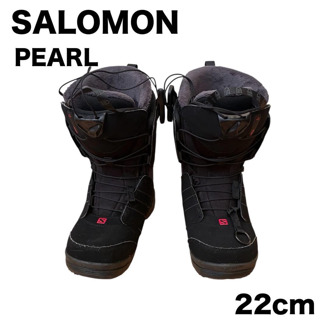 サロモン SALOMON 22cm スノーブーツ レディース パール PEARL