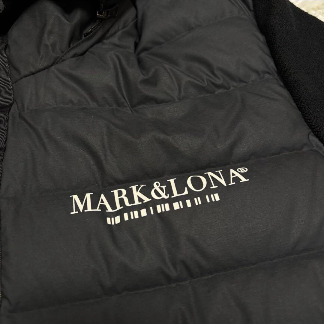 美品 マークアンドロナ セットアップ ダウン ブルゾン パンツ ブラック