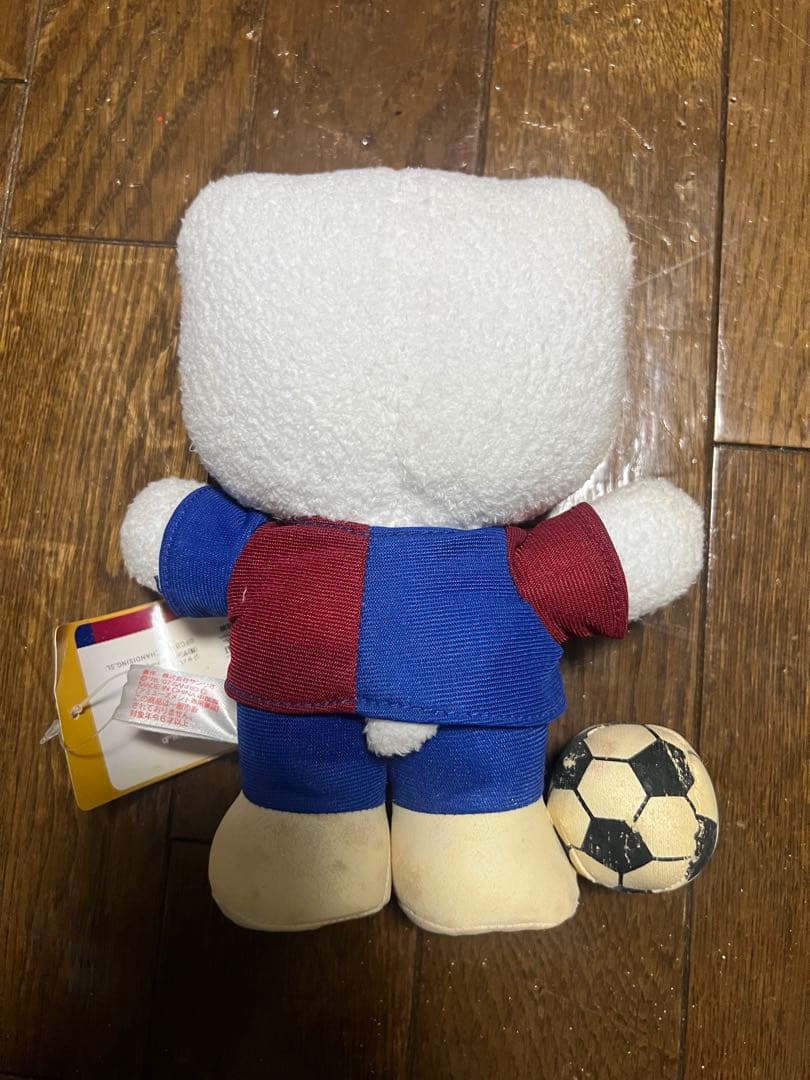 ハローキティ FCバルセロナ ぬいぐるみ