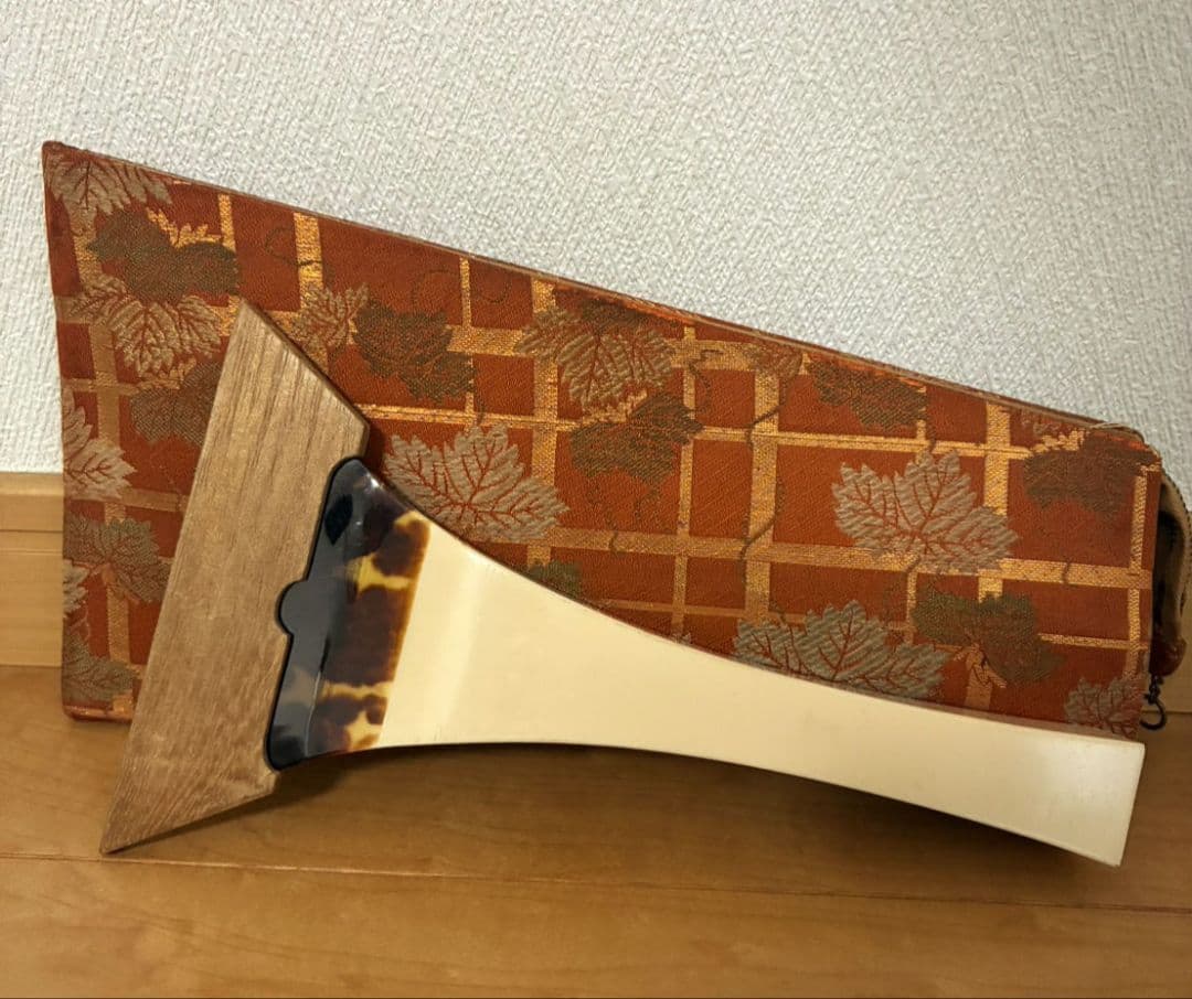 三味線　撥　バチ　べっ甲　ケース付き