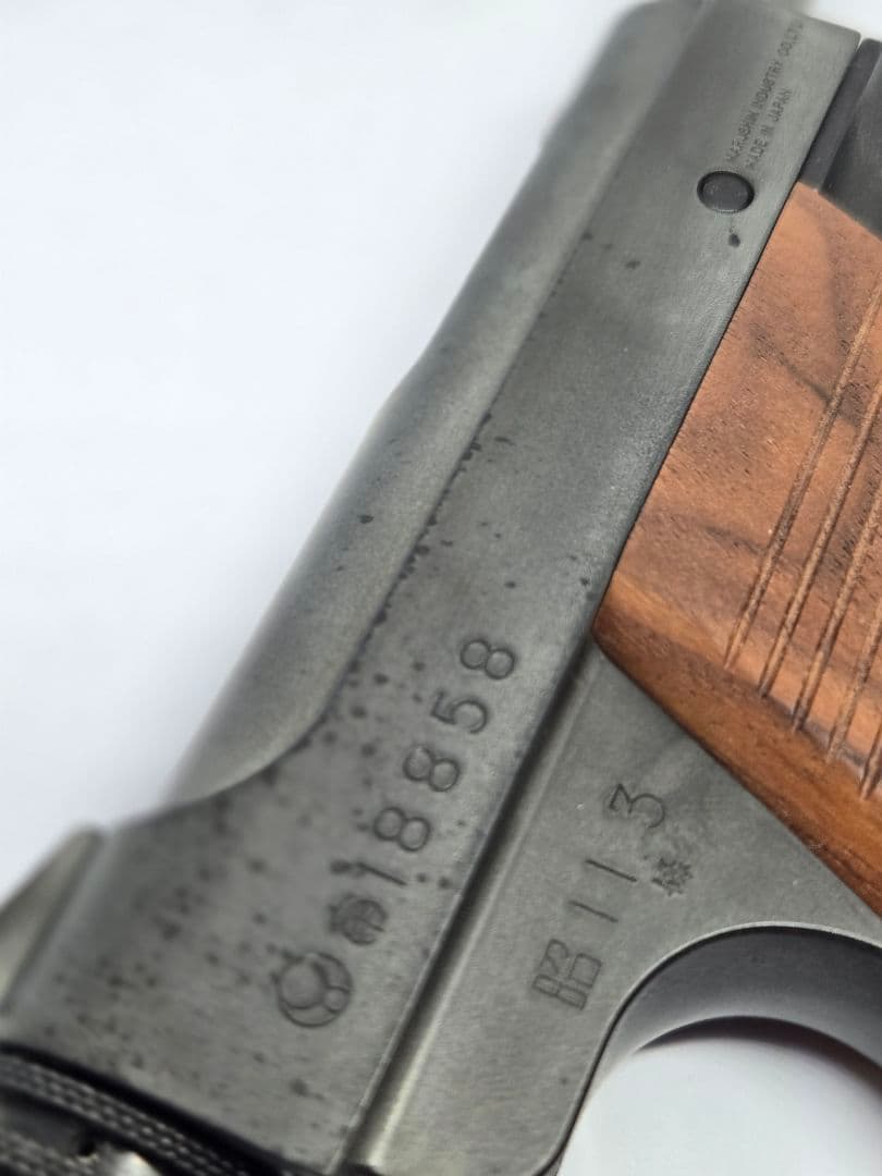 マルシン 14年式前期型 エクセレントHW6mm BBガスガン木製グリップ仕様