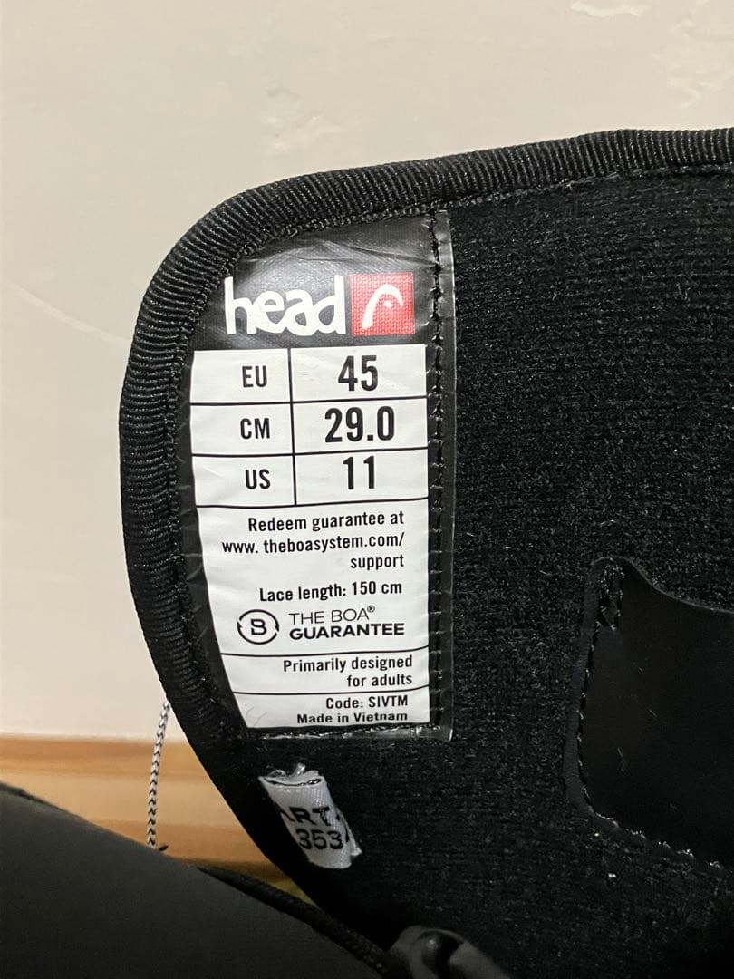 HEAD　スノーボードブーツ ダイヤル式　29cm