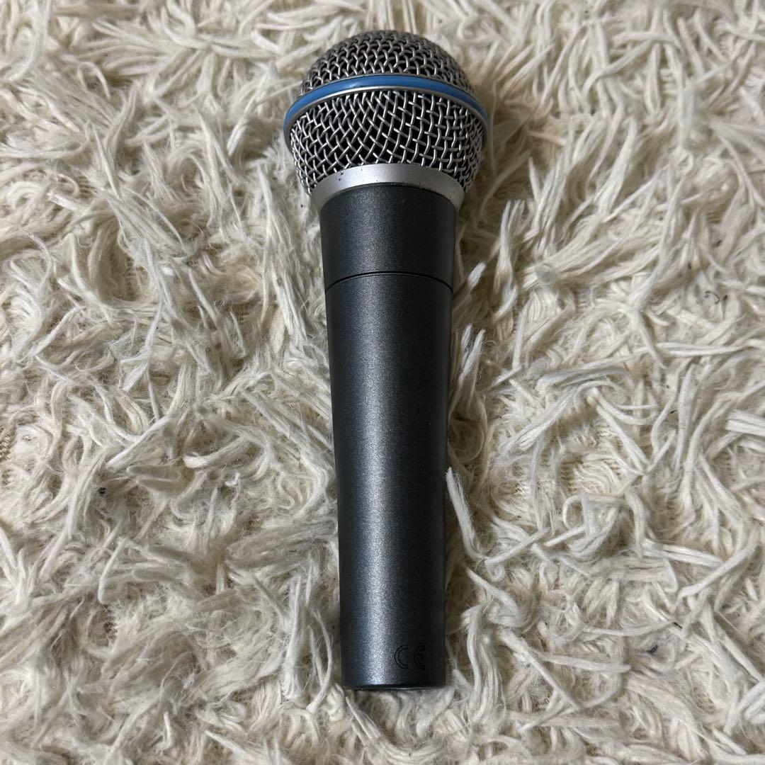 SHURE BETA58A ダイナミックマイク　マイクポーチ、ケーブル　付属