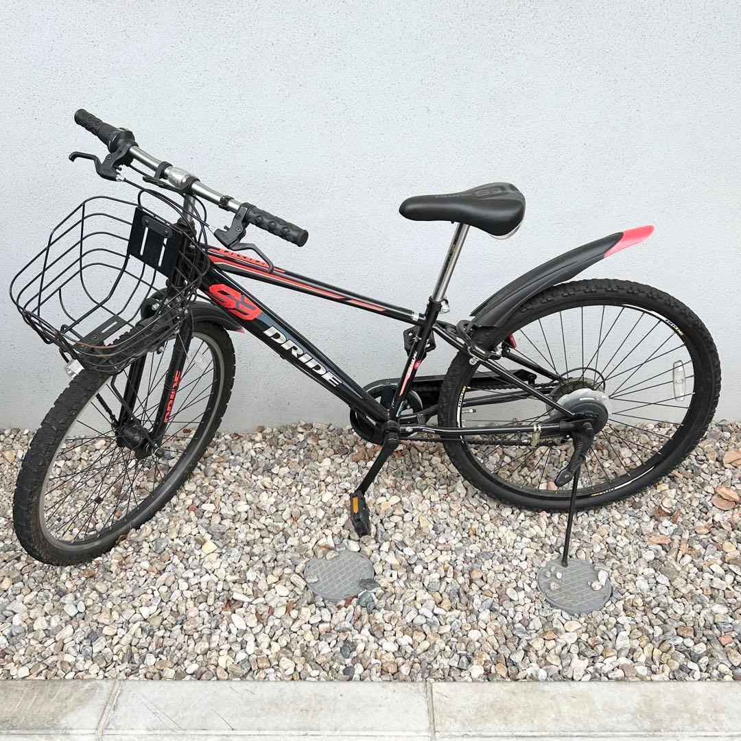 【送料込み】子ども用自転車 26インチ ブラック 《使用期間》約1年3ヶ月