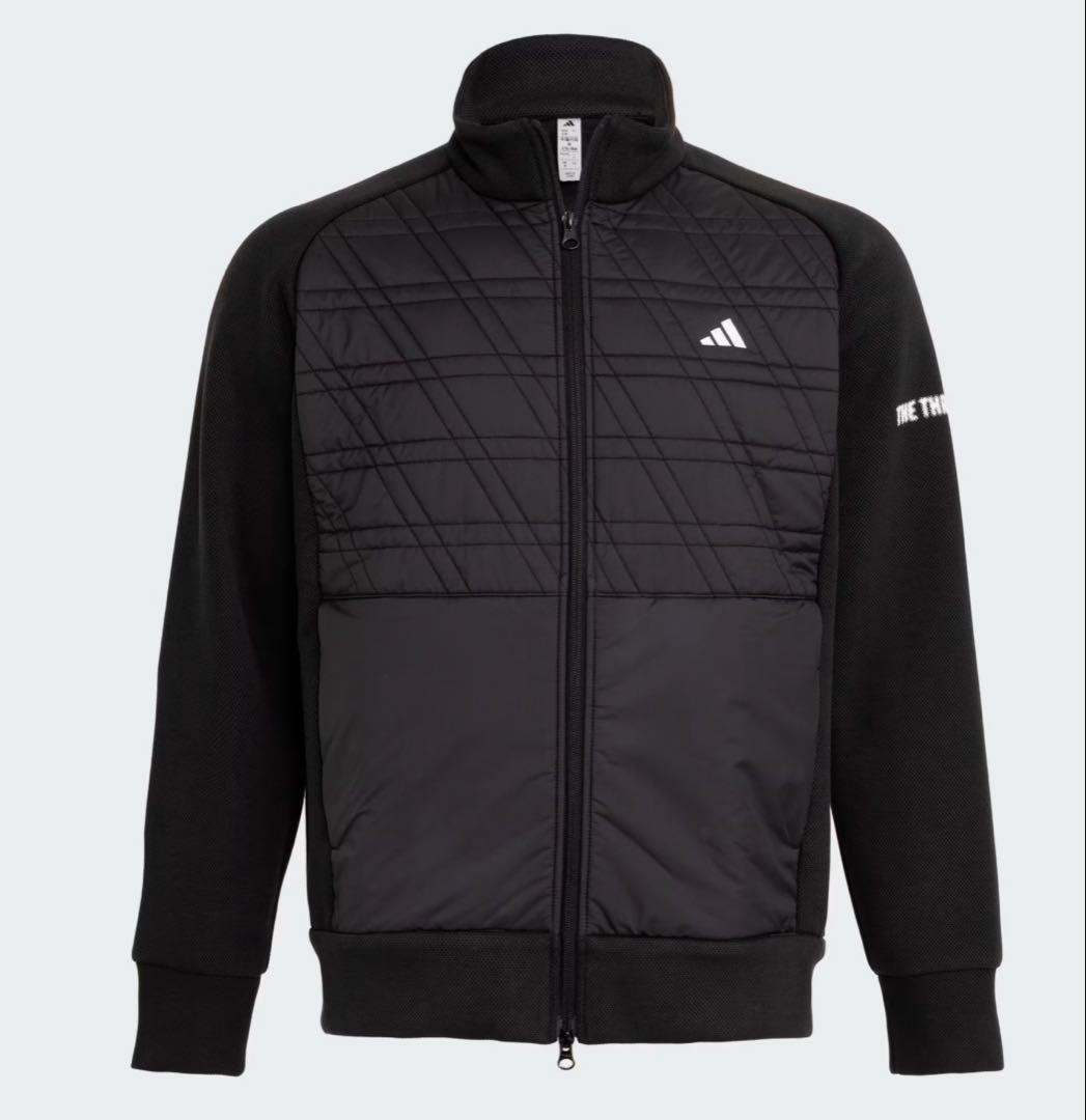 【アディダスゴルフ】ファブリックミックスフルジップジャケット