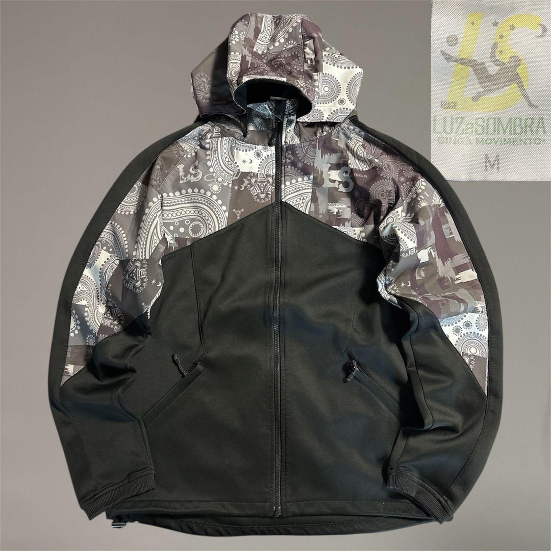 LUZ e SOMBRA ルースイソンブラ ペイズリー柄 切替ジップ パーカー