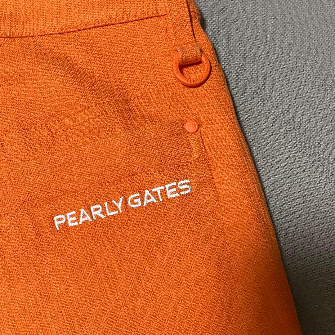 パーリーゲイツPG パワフルコットンストレッチドビーストライプロングパンツ S