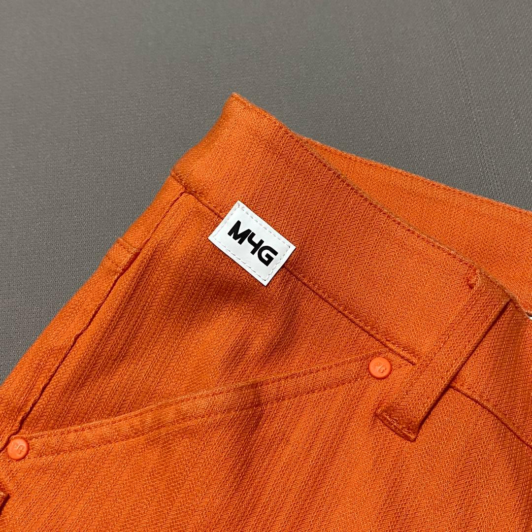 パーリーゲイツPG パワフルコットンストレッチドビーストライプロングパンツ S