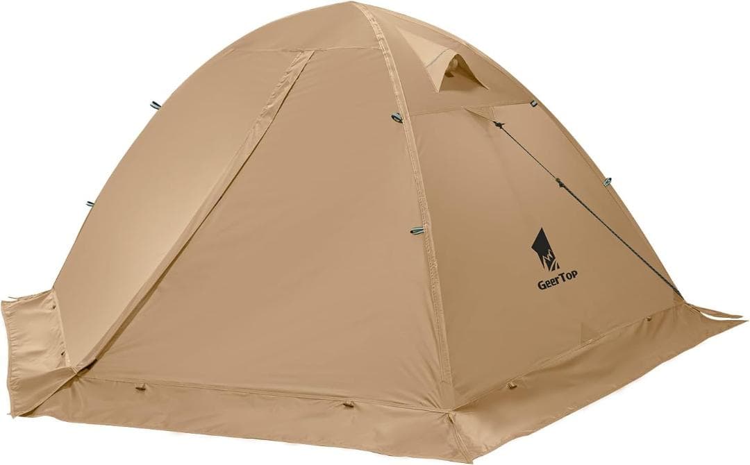 GEERTOP テント 2人用 ソロテント 軽量 4シーズン