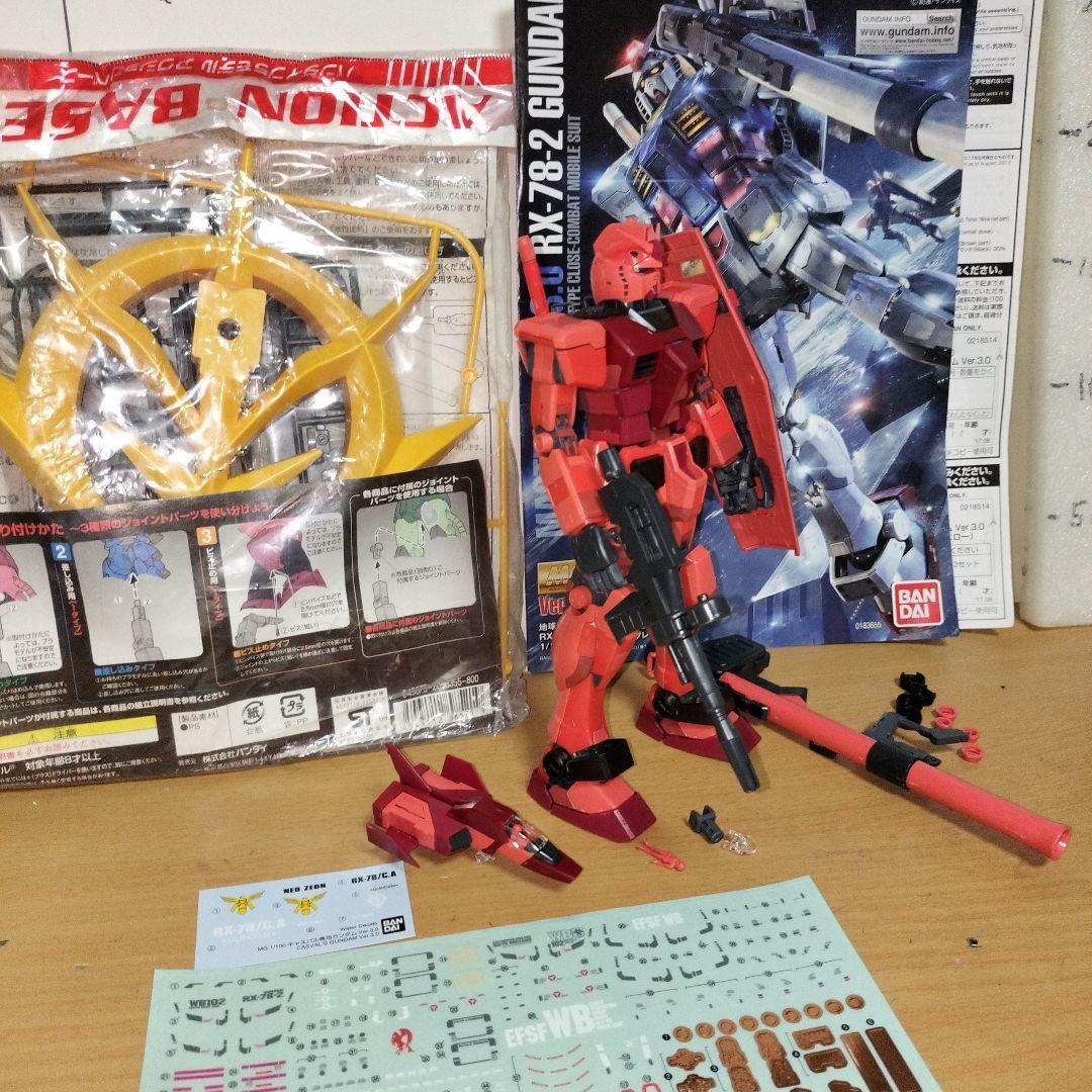 プレバン限定 MG1/100 キャスバル専用ガンダムver3.0 完成品 シャア