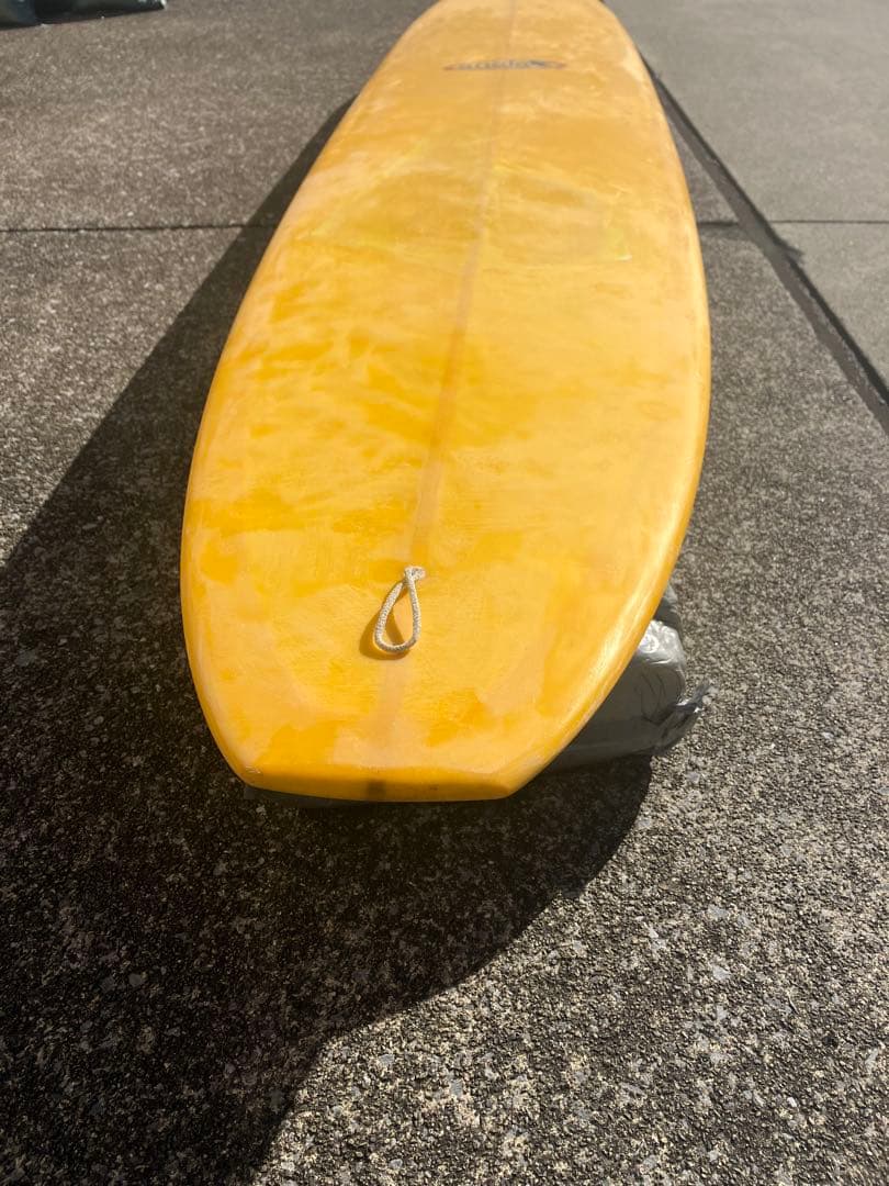 9'2 イエロー ロングボード 修理跡あり