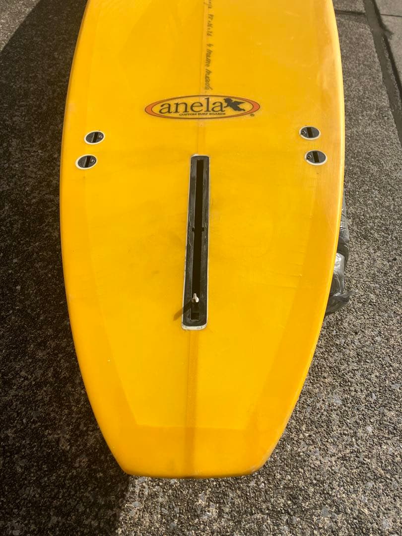 9'2 イエロー ロングボード 修理跡あり