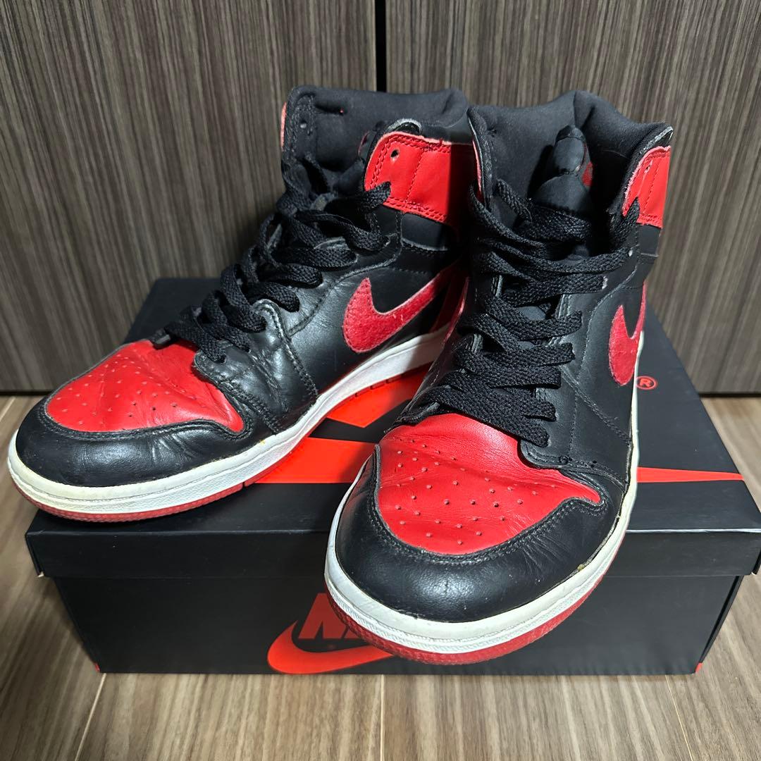 AIR JORDAN1 HI OG BRED 2001 復刻　27.0