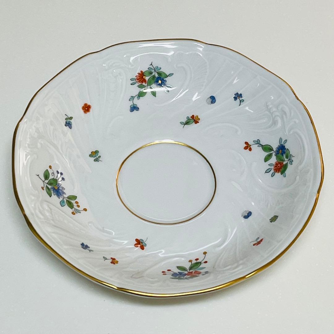 マイセン 散らし小花 ティーカップ＆ソーサー 1級品 ノイ・マルセイユ