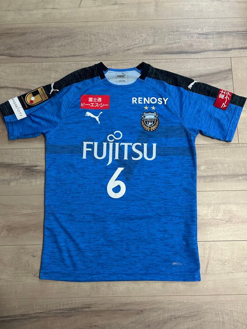 川崎フロンターレ　PUMA プーマ　ユニフォーム　Lサイズ　2018年　森田　6
