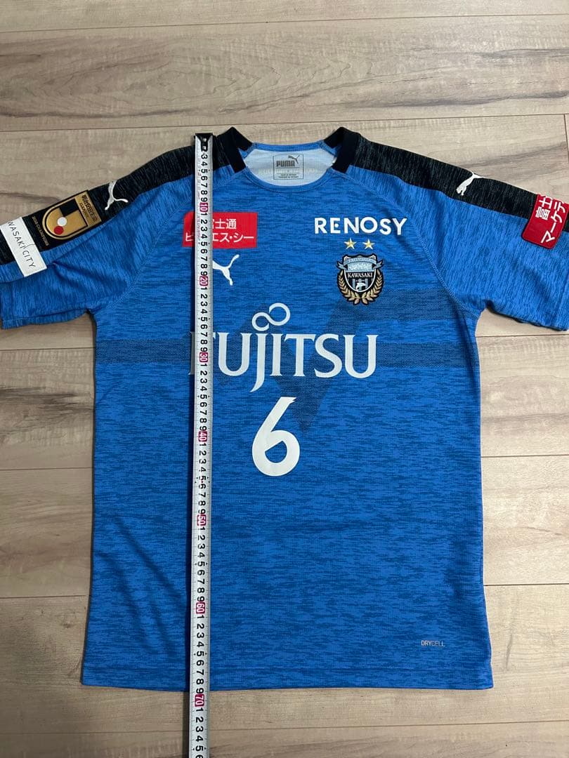 川崎フロンターレ　PUMA プーマ　ユニフォーム　Lサイズ　2018年　森田　6
