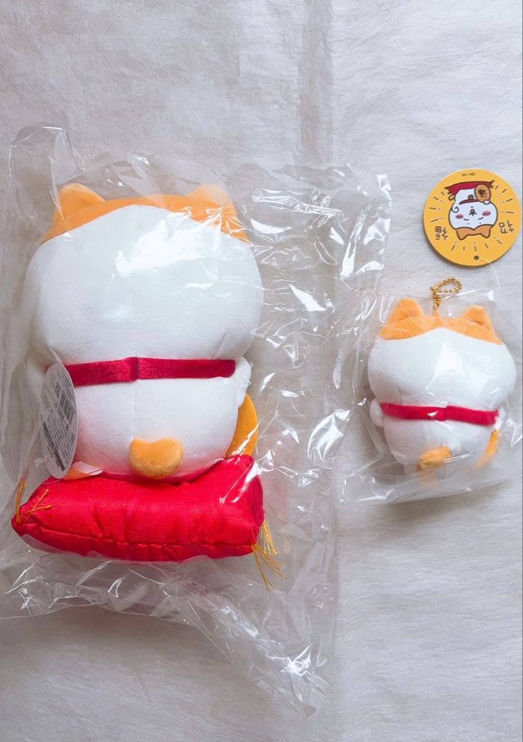 ちいかわ　招福！ハチワレぬいぐるみ・マスコットセット 招き猫