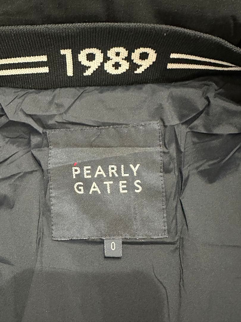 PEARLY GATES フード付きダウンコートサイズ0 ブラック