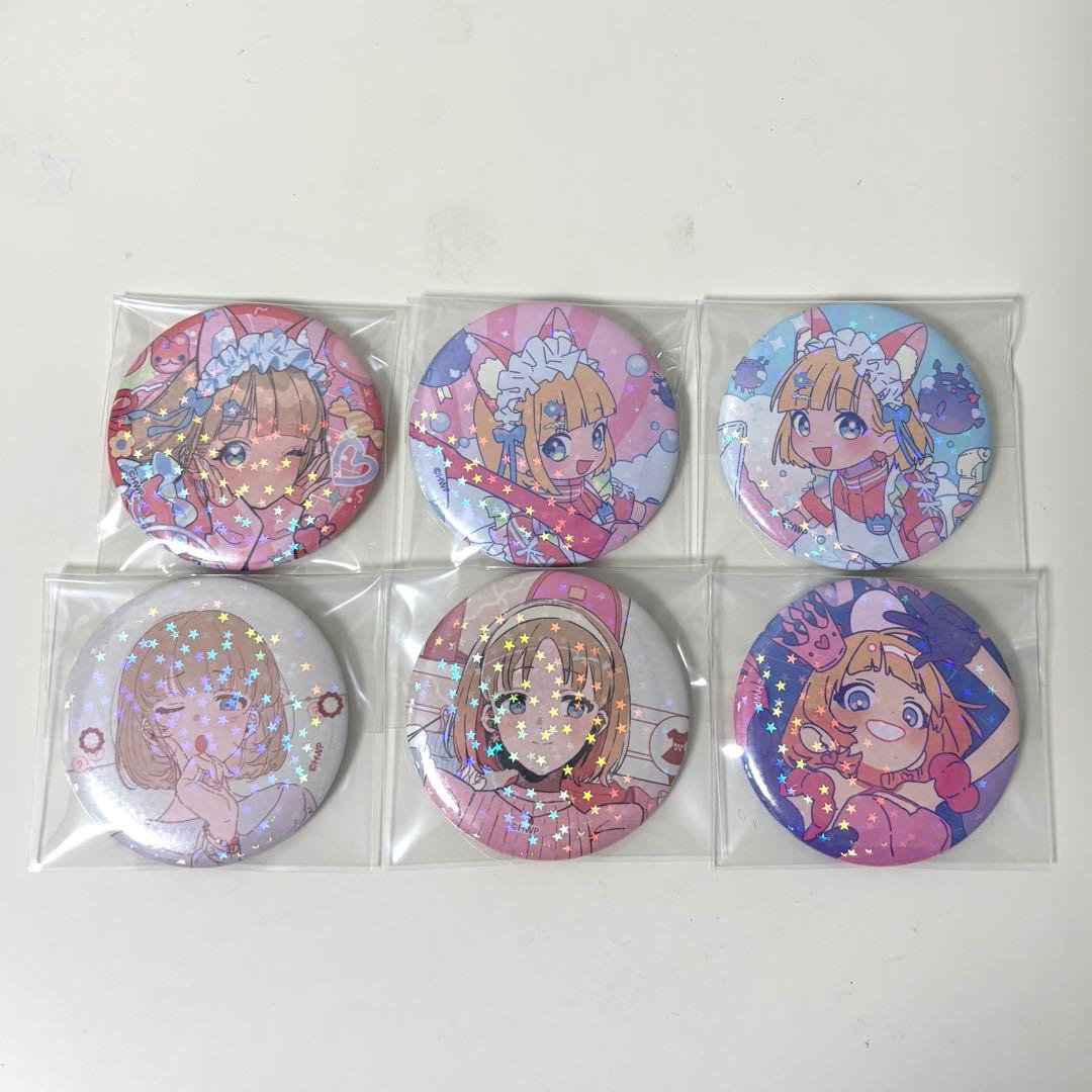 HoneyWorks mona 缶バッジ ワンマン ホログラム6個セット