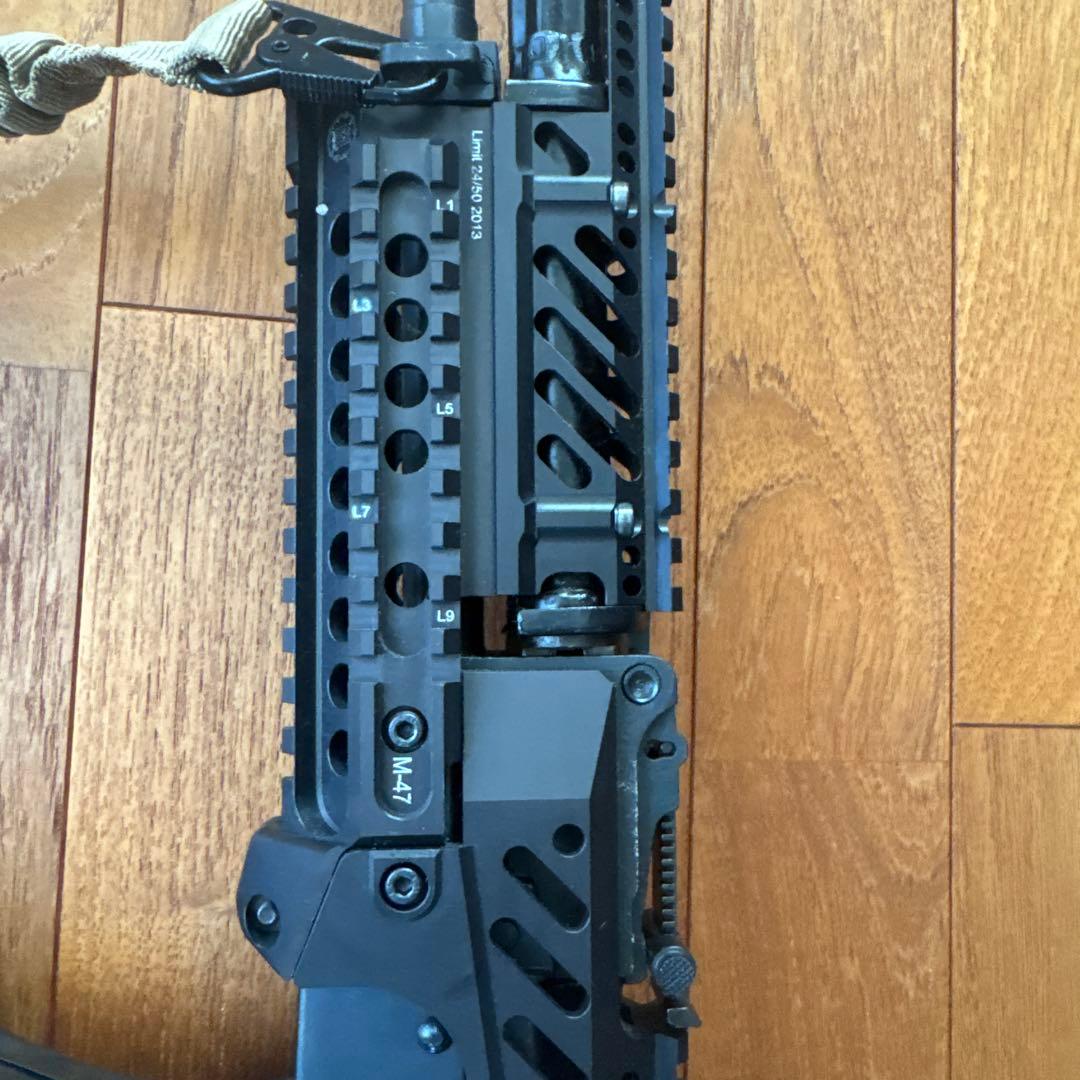M47 ブラックエアガン ピカティニーレール付き