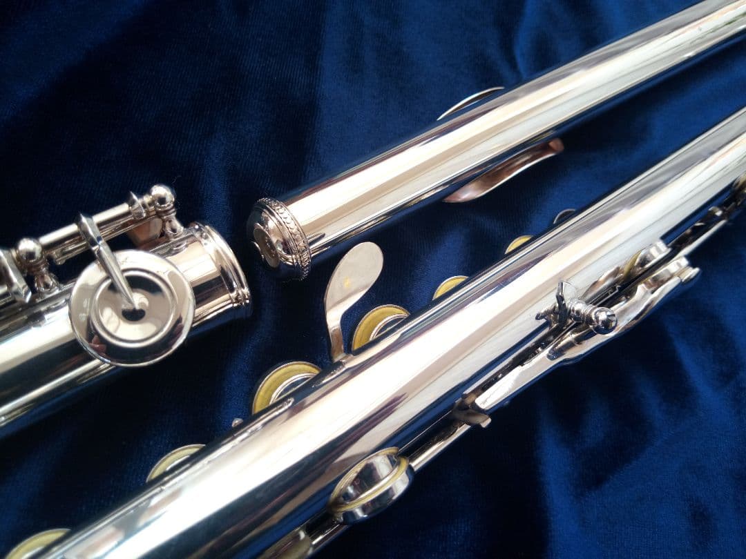 ♦フルメンテ済♦極上品♦総銀製♦ヤマハフルートハンドメイド　YFL63