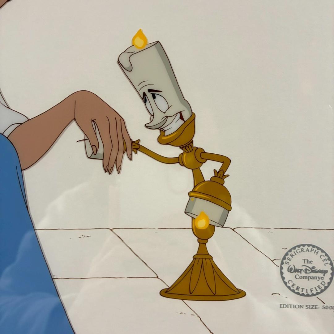 Disney ディズニーセル画「美女と野獣」保証書有 アニメーション プリンセス