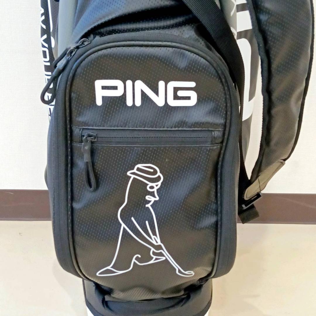 PING ピン CB-P2405 スタンドキャディバック ライトスタンド 黒