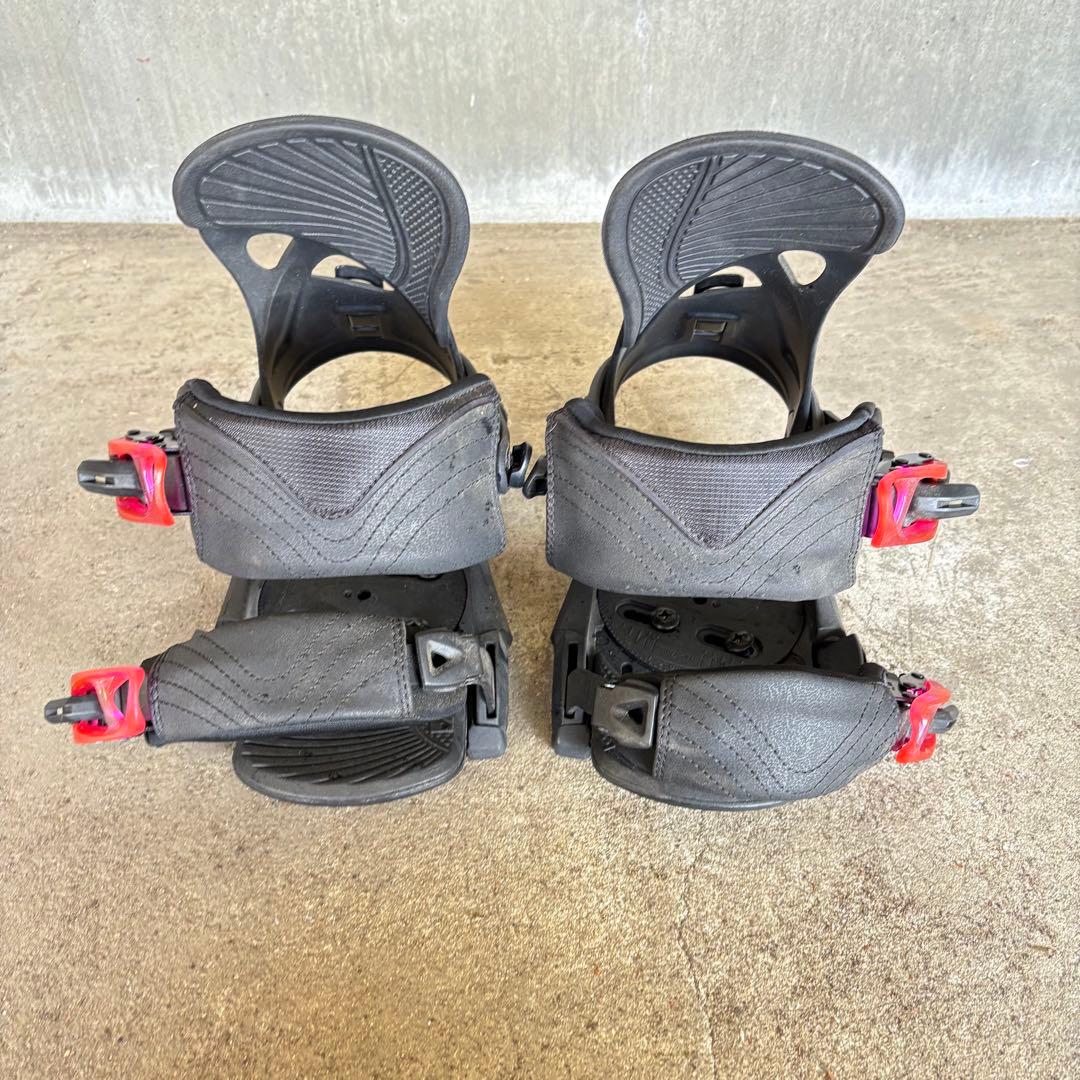 HEAD ヘッド スノーボード ビンディング ブラック×レッドピンク 中古 S