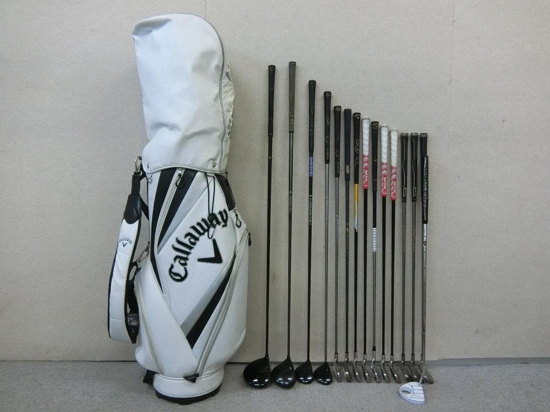 b717 初心者必見 キャロウェイ 等メンズゴルフ１５本セット※Ｄｒ２本入り