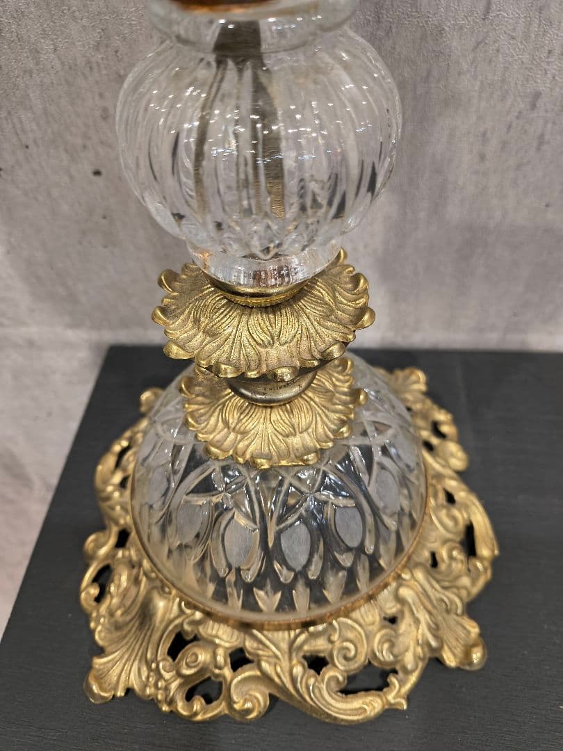 美術品　クリスタルアッシュトレイ　アンティーク 骨董品