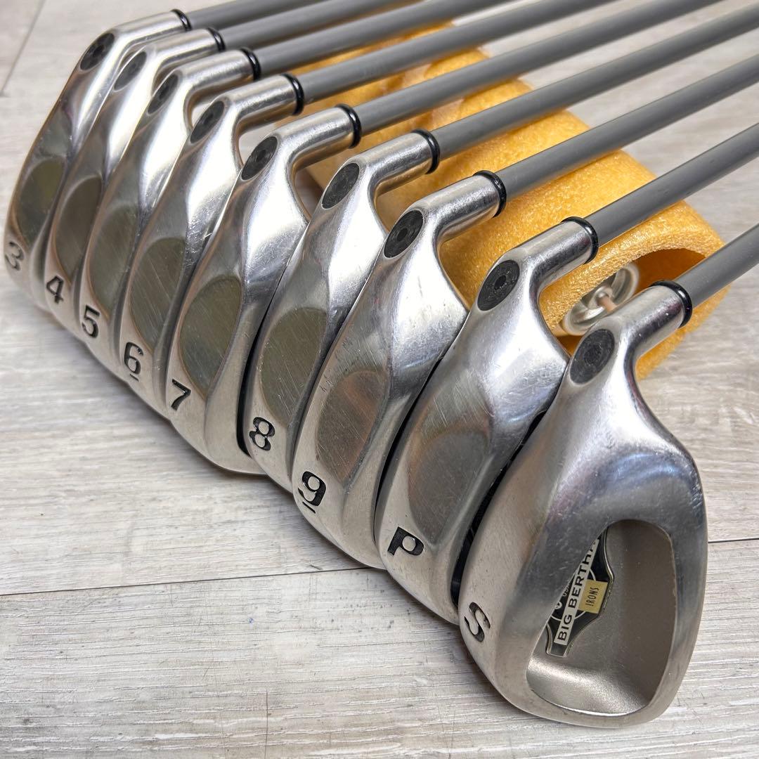 【メンズ右】キャロウェイ ビックバーサ アイアンセット 3-9 PW SW 9本