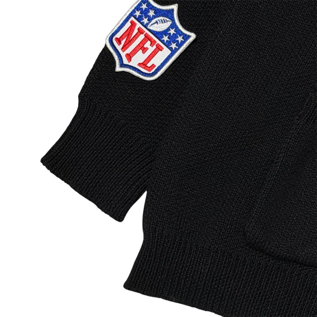 NFL RAIDERS レイダース カーディガン AGEM 別注 黒 Free