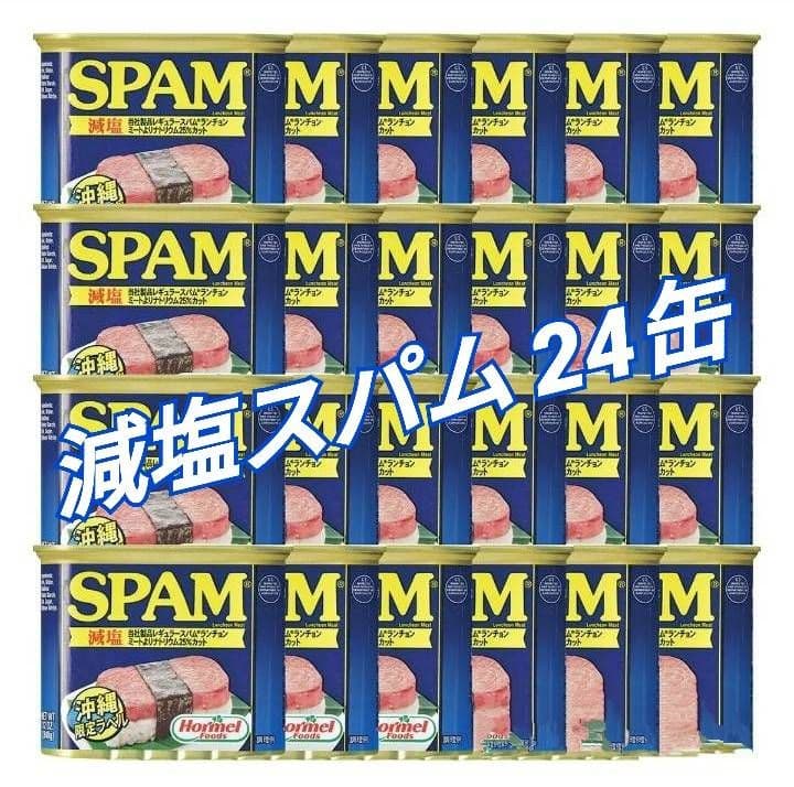 スパム　SPAM　減塩　ポーク　24缶セット