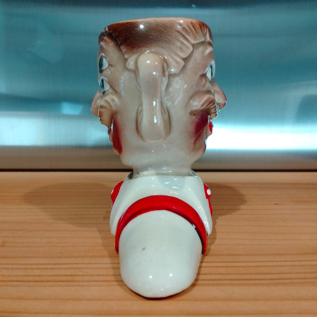 激レア ビンテージ　四つ目　4つ目　置物　ミッドセンチュリー　酔っ払い