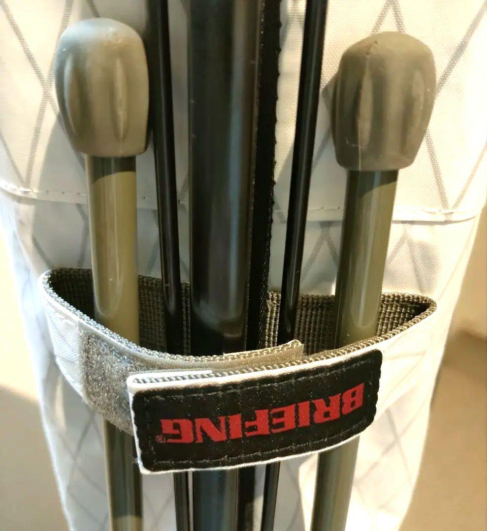 【美品】BRIEFING ブリーフィングセルフスタンドバッグ ホワイト