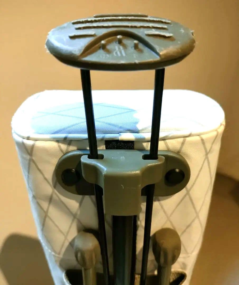 【美品】BRIEFING ブリーフィングセルフスタンドバッグ ホワイト