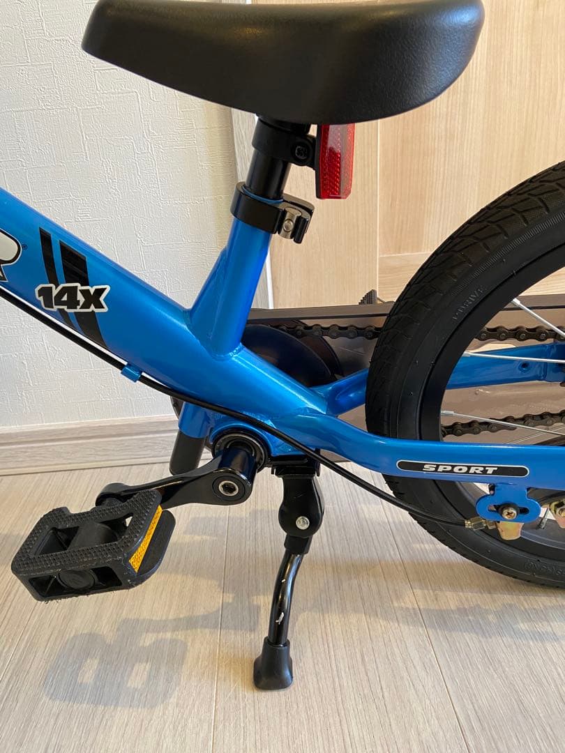 【超極美品】ストライダー14x ブルー　※使用回数2回　純正スタンド付き
