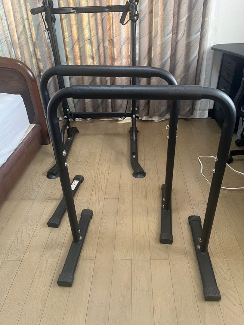 バーベルラック（パワーラック）ウエイト道具一式説明書付き