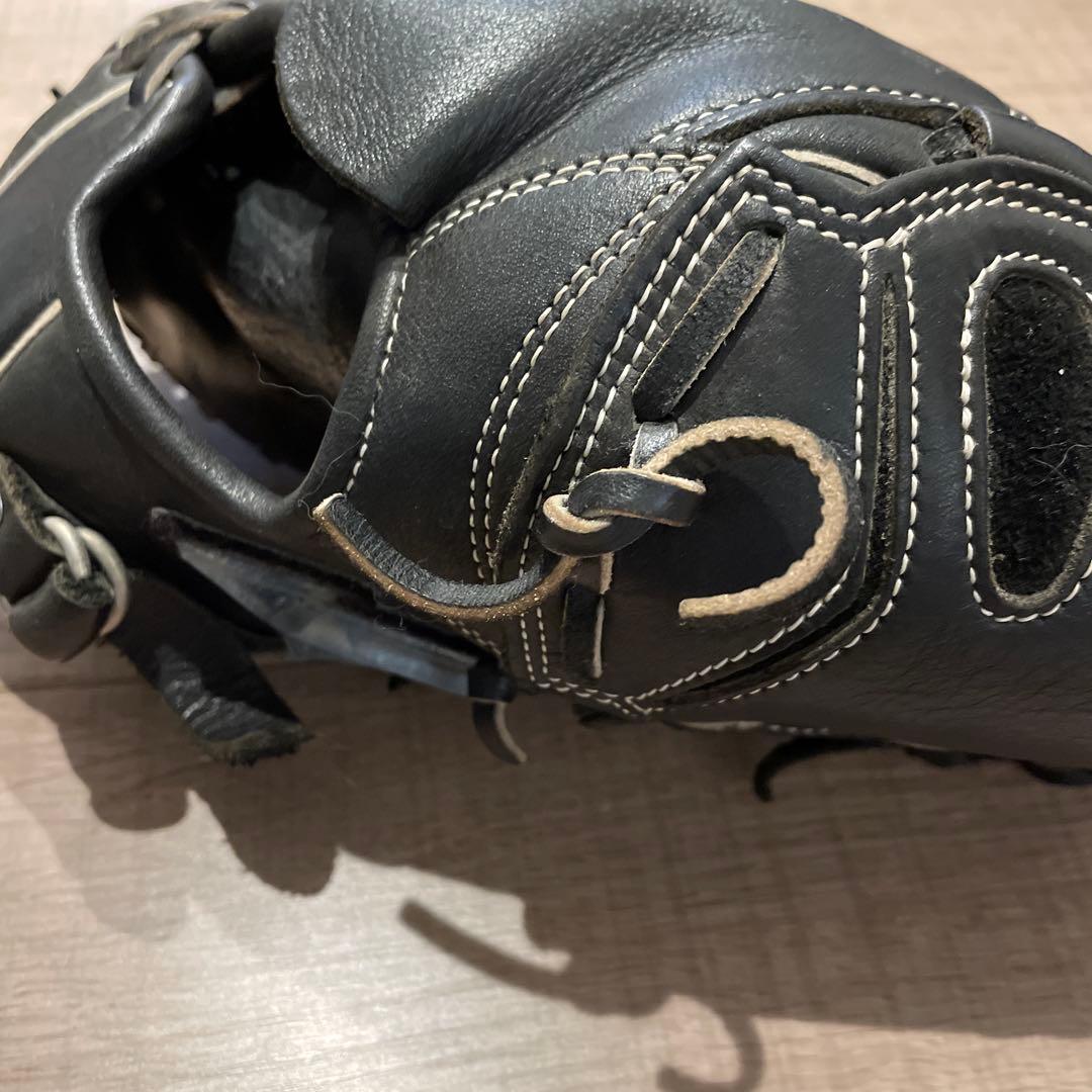 Mizuno プロフェッショナル ブラックグローブ 右投げ用 ピッチャーグローブ