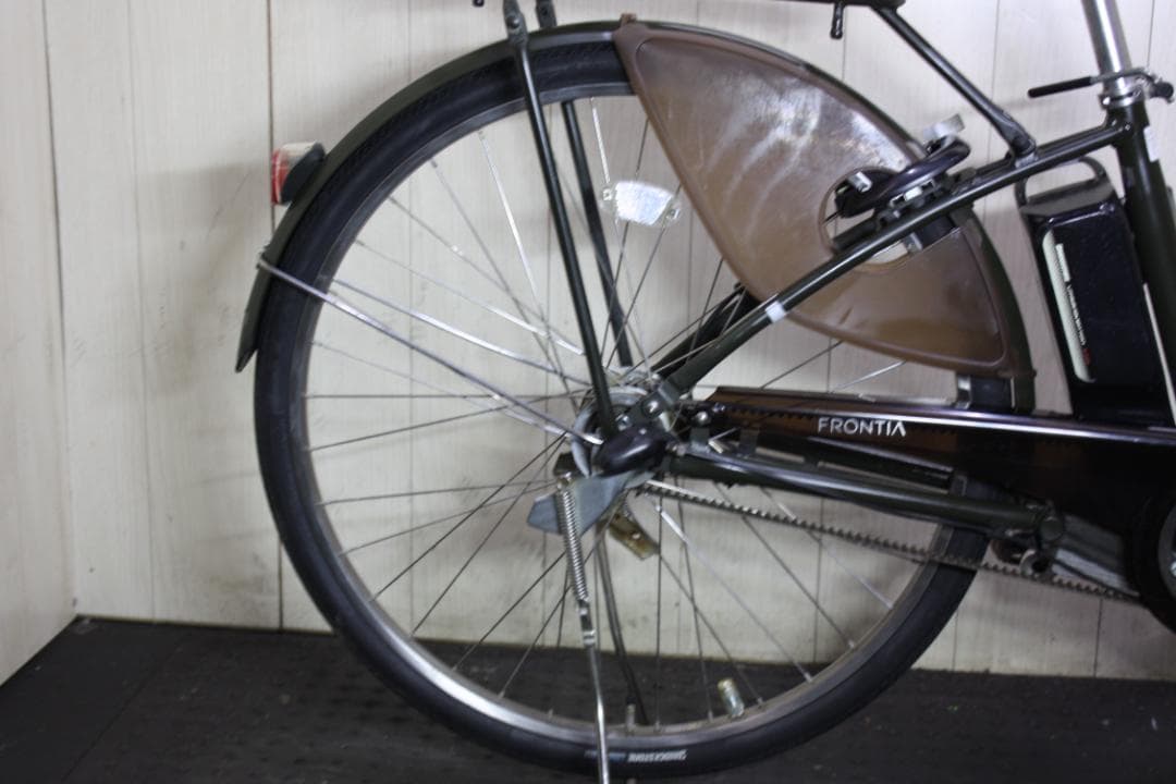 ブリヂストンフロンティアロング F6LB47 8AH 26インチ 3段LED 緑