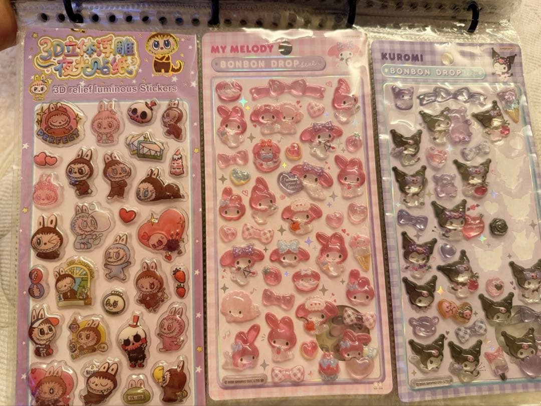 ボンボンドロップシール　まとめ シール帳完成品　バラ売り可能→追加しました！